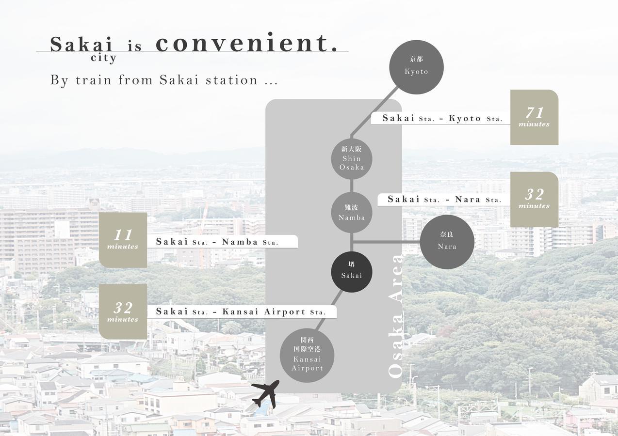 Osaka Sakainoma Kuma Guesthouse Sakai  Eksteriør billede